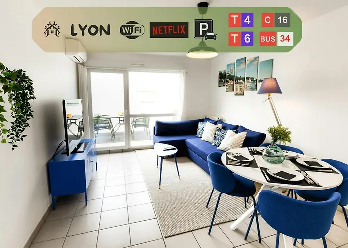 T2 Cocon Prestige Lyonnais : Securite Commodites Vénissieux