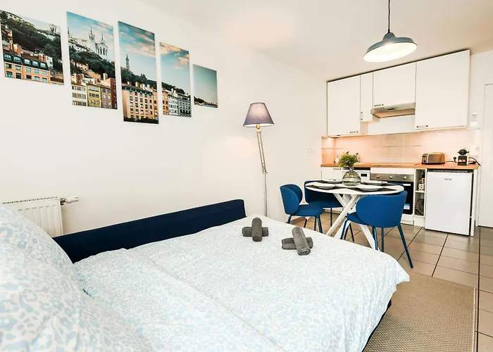 T2 Cocon Prestige Lyonnais : Securite Commodites דירה Vénissieux